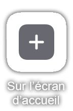 Icône écran accueil iOS